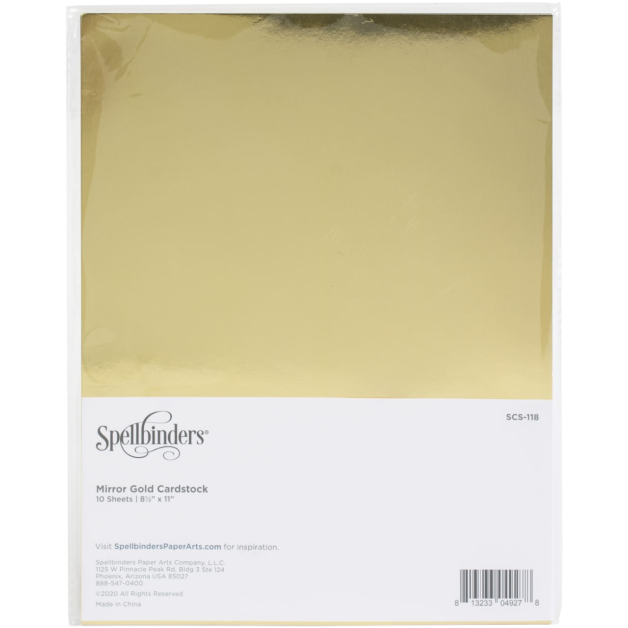 Spellbinders® Metallic 8.5" x 11" Cardstock, 10 Sheets